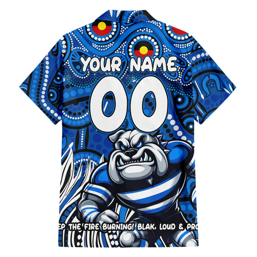 Custom Australia NAIDOC Week 2024 Hawaiian Shirt Bulldogs Mascot Keep The Fire Burning