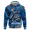 Custom Australia NAIDOC Week 2024 Hoodie Bulldogs Mascot Keep The Fire Burning