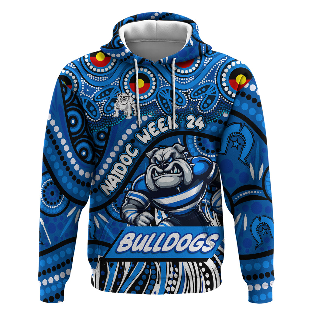 Custom Australia NAIDOC Week 2024 Hoodie Bulldogs Mascot Keep The Fire Burning