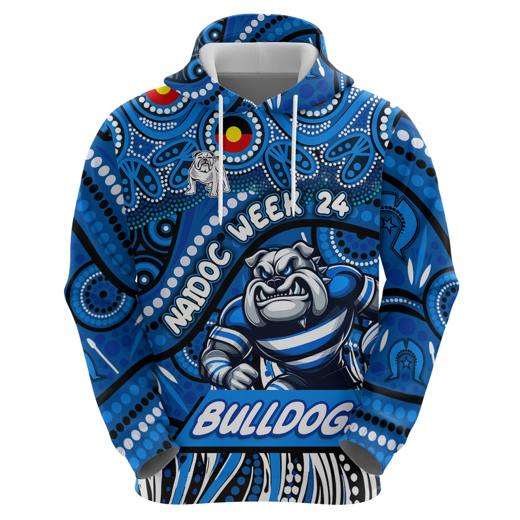 Custom Australia NAIDOC Week 2024 Hoodie Bulldogs Mascot Keep The Fire Burning