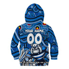 Custom Australia NAIDOC Week 2024 Kid Hoodie Bulldogs Mascot Keep The Fire Burning