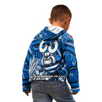 Custom Australia NAIDOC Week 2024 Kid Hoodie Bulldogs Mascot Keep The Fire Burning