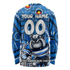 Custom Australia NAIDOC Week 2024 Long Sleeve Shirt Bulldogs Mascot Keep The Fire Burning