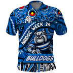 Custom Australia NAIDOC Week 2024 Polo Shirt Bulldogs Mascot Keep The Fire Burning