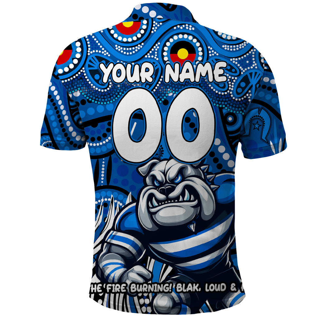 Custom Australia NAIDOC Week 2024 Polo Shirt Bulldogs Mascot Keep The Fire Burning