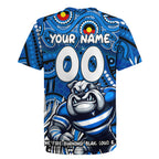 Custom Australia NAIDOC Week 2024 Rugby Jersey Bulldogs Mascot Keep The Fire Burning