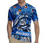 Custom Australia NAIDOC Week 2024 Rugby Jersey Bulldogs Mascot Keep The Fire Burning