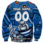 Custom Australia NAIDOC Week 2024 Sweatshirt Bulldogs Mascot Keep The Fire Burning