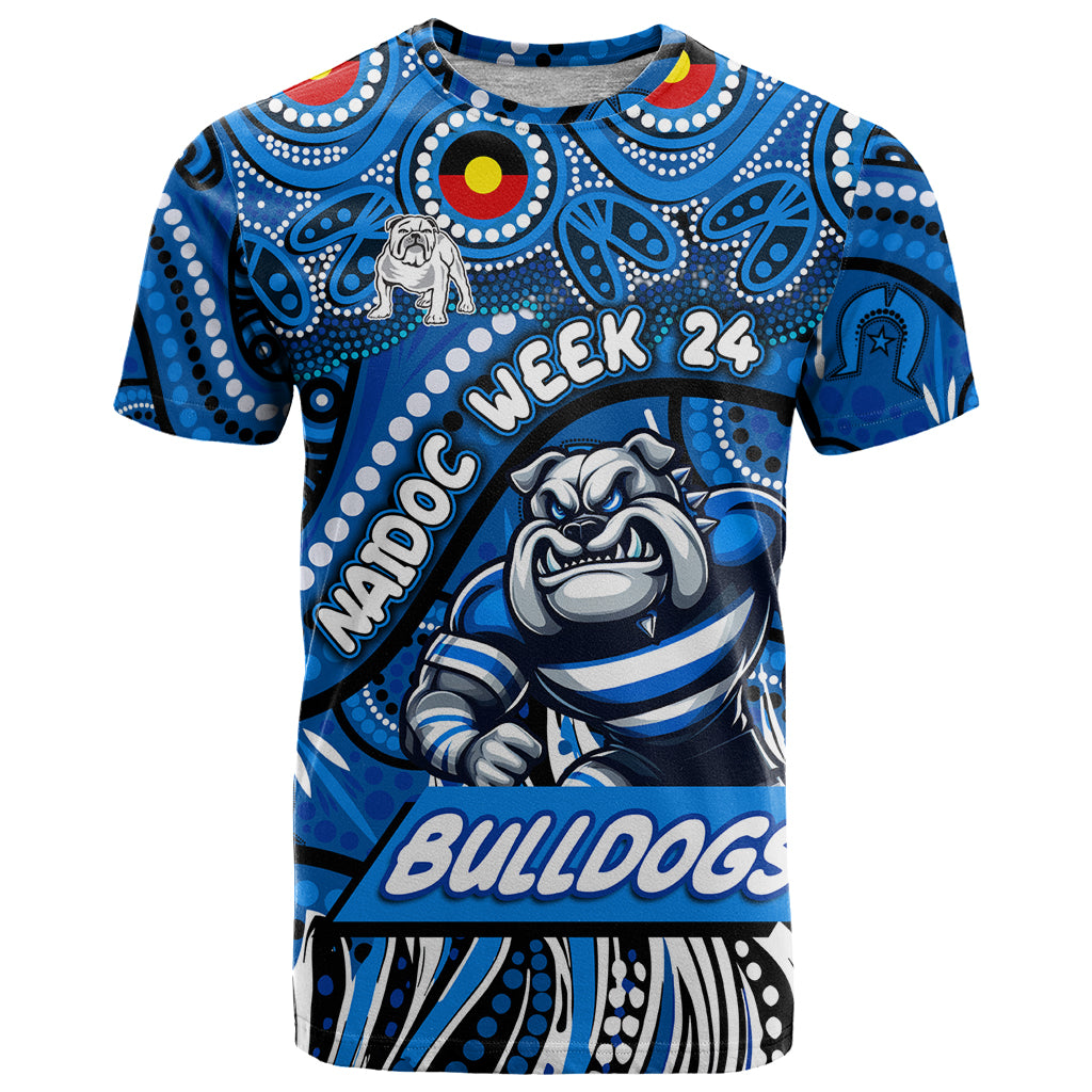 Custom Australia NAIDOC Week 2024 T Shirt Bulldogs Mascot Keep The Fire Burning