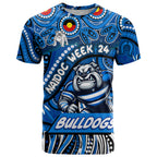 Custom Australia NAIDOC Week 2024 T Shirt Bulldogs Mascot Keep The Fire Burning