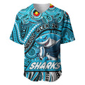 Custom Australia NAIDOC Week 2024 Baseball Jersey Sharks Mascot Keep The Fire Burning