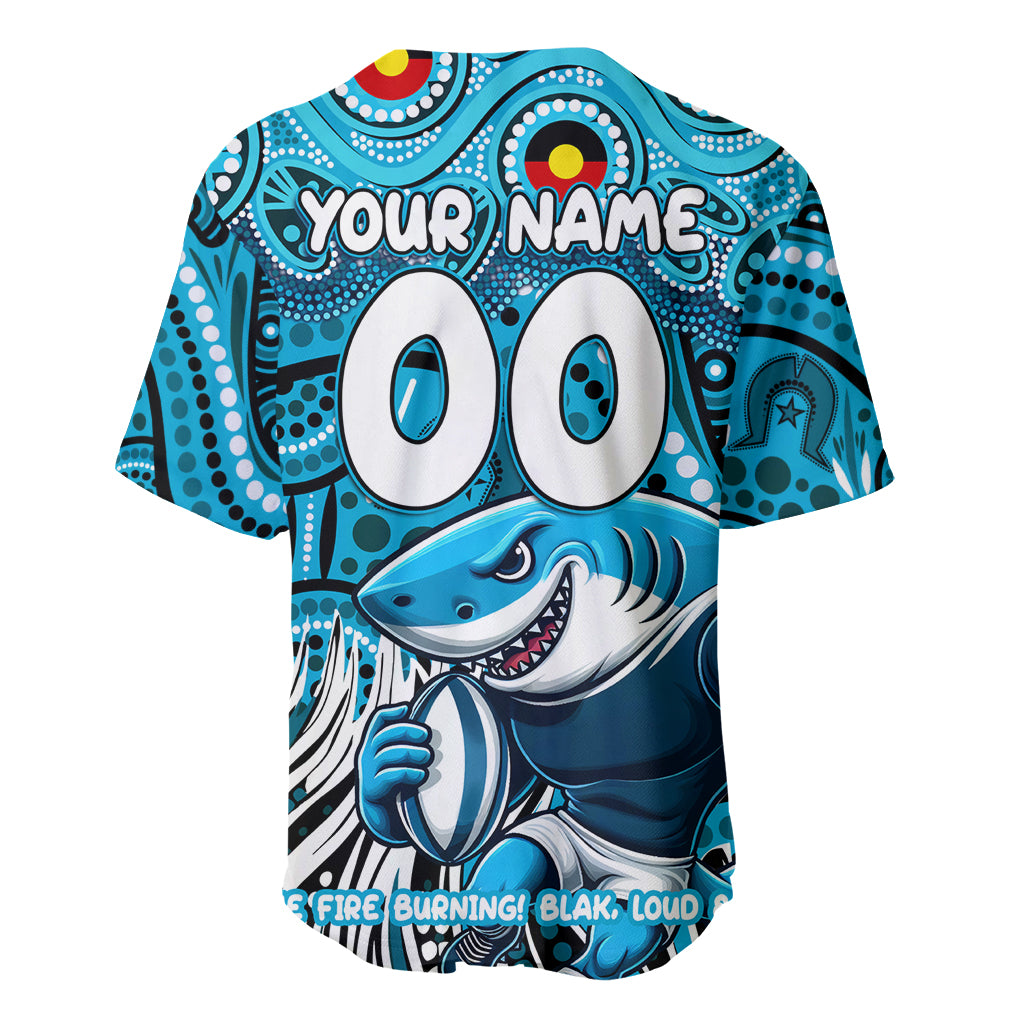 Custom Australia NAIDOC Week 2024 Baseball Jersey Sharks Mascot Keep The Fire Burning