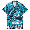 Custom Australia NAIDOC Week 2024 Hawaiian Shirt Sharks Mascot Keep The Fire Burning