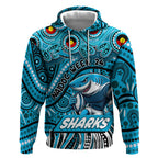 Custom Australia NAIDOC Week 2024 Hoodie Sharks Mascot Keep The Fire Burning