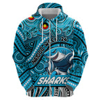Custom Australia NAIDOC Week 2024 Hoodie Sharks Mascot Keep The Fire Burning