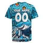 Custom Australia NAIDOC Week 2024 Rugby Jersey Sharks Mascot Keep The Fire Burning