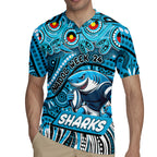 Custom Australia NAIDOC Week 2024 Rugby Jersey Sharks Mascot Keep The Fire Burning