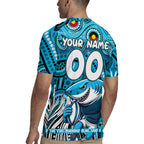 Custom Australia NAIDOC Week 2024 Rugby Jersey Sharks Mascot Keep The Fire Burning