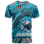 Custom Australia NAIDOC Week 2024 T Shirt Sharks Mascot Keep The Fire Burning