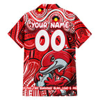 Custom Australia NAIDOC Week 2024 Hawaiian Shirt Dolphins Mascot Keep The Fire Burning