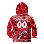 Custom Australia NAIDOC Week 2024 Kid Hoodie Dolphins Mascot Keep The Fire Burning