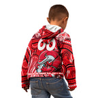 Custom Australia NAIDOC Week 2024 Kid Hoodie Dolphins Mascot Keep The Fire Burning