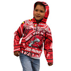 Custom Australia NAIDOC Week 2024 Kid Hoodie Dolphins Mascot Keep The Fire Burning