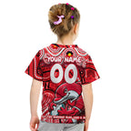 Custom Australia NAIDOC Week 2024 Kid T Shirt Dolphins Mascot Keep The Fire Burning