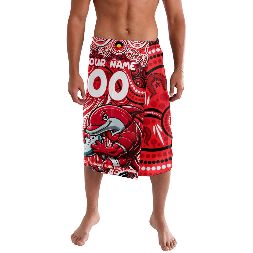Custom Australia NAIDOC Week 2024 Lavalava Dolphins Mascot Keep The Fire Burning