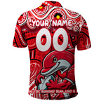 Custom Australia NAIDOC Week 2024 Polo Shirt Dolphins Mascot Keep The Fire Burning