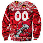 Custom Australia NAIDOC Week 2024 Sweatshirt Dolphins Mascot Keep The Fire Burning