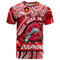 Custom Australia NAIDOC Week 2024 T Shirt Dolphins Mascot Keep The Fire Burning