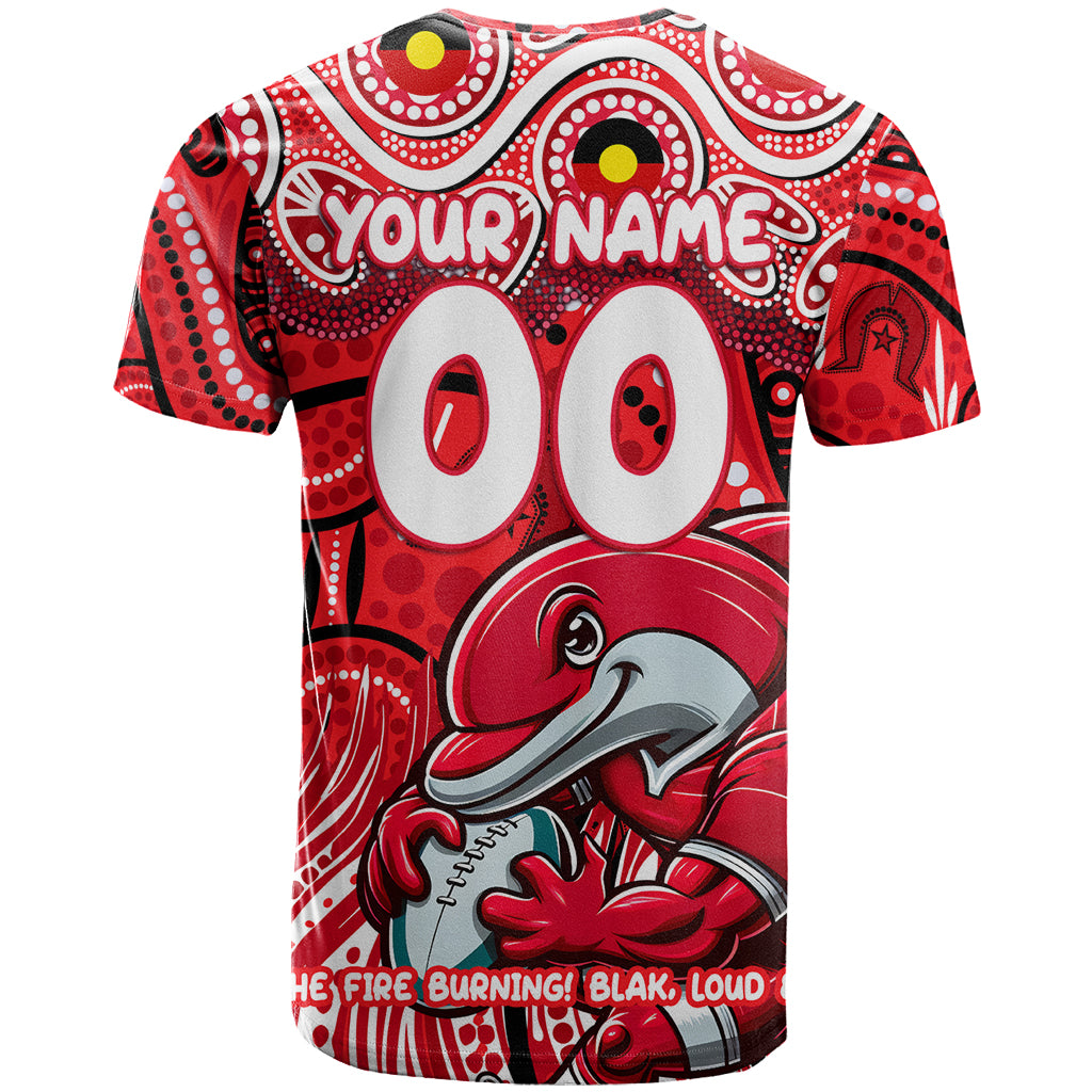 Custom Australia NAIDOC Week 2024 T Shirt Dolphins Mascot Keep The Fire Burning