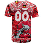 Custom Australia NAIDOC Week 2024 T Shirt Dolphins Mascot Keep The Fire Burning