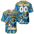 Custom Australia NAIDOC Week 2024 Baseball Jersey Titans Mascot Keep The Fire Burning
