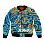 Custom Australia NAIDOC Week 2024 Bomber Jacket Titans Mascot Keep The Fire Burning