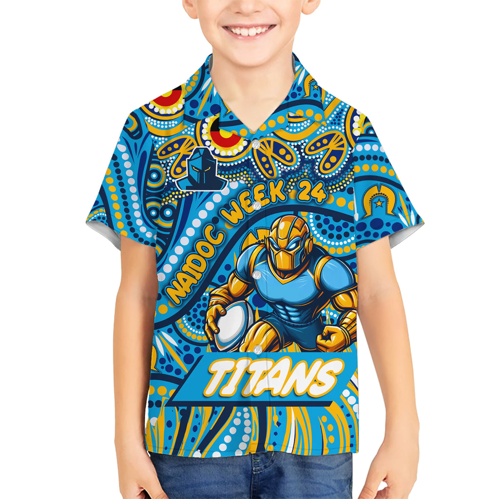 Custom Australia NAIDOC Week 2024 Hawaiian Shirt Titans Mascot Keep The Fire Burning