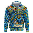 Custom Australia NAIDOC Week 2024 Hoodie Titans Mascot Keep The Fire Burning