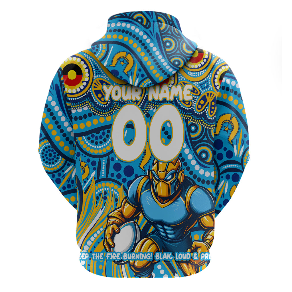 Custom Australia NAIDOC Week 2024 Hoodie Titans Mascot Keep The Fire Burning