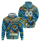 Custom Australia NAIDOC Week 2024 Hoodie Titans Mascot Keep The Fire Burning