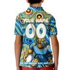 Custom Australia NAIDOC Week 2024 Kid Polo Shirt Titans Mascot Keep The Fire Burning