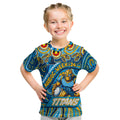 Custom Australia NAIDOC Week 2024 Kid T Shirt Titans Mascot Keep The Fire Burning