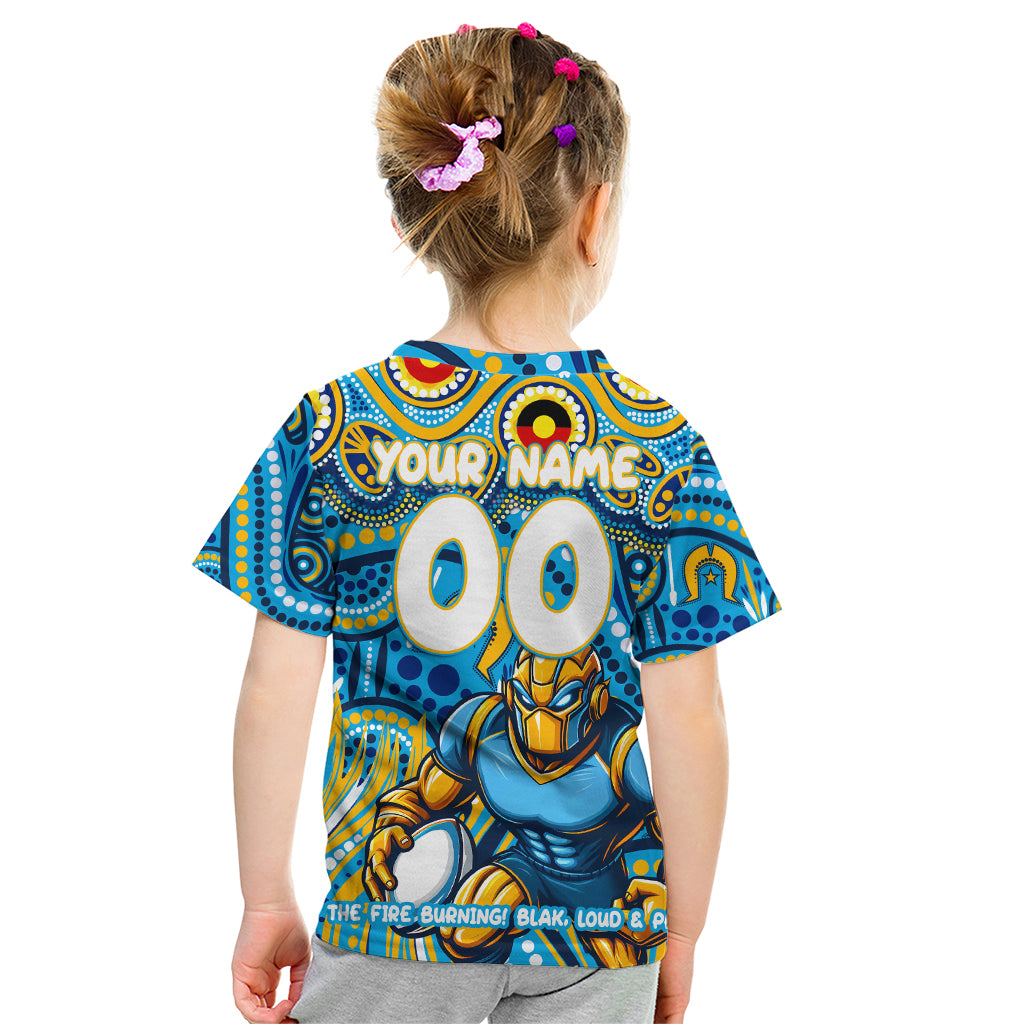 Custom Australia NAIDOC Week 2024 Kid T Shirt Titans Mascot Keep The Fire Burning