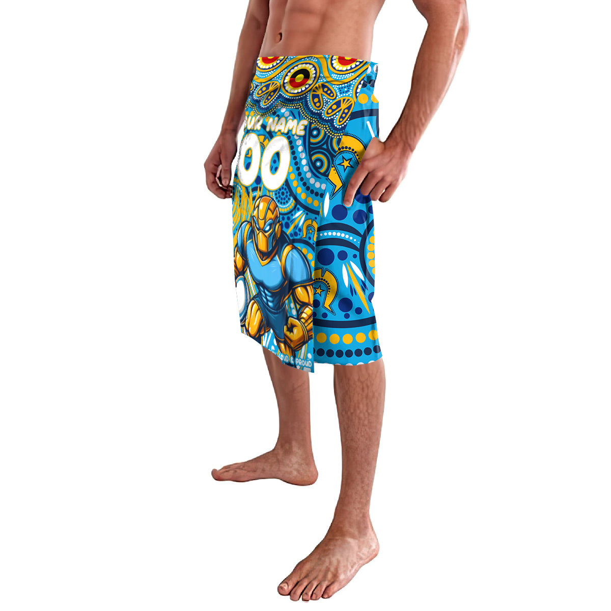 Custom Australia NAIDOC Week 2024 Lavalava Titans Mascot Keep The Fire Burning