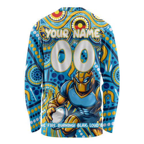 Custom Australia NAIDOC Week 2024 Long Sleeve Shirt Titans Mascot Keep The Fire Burning