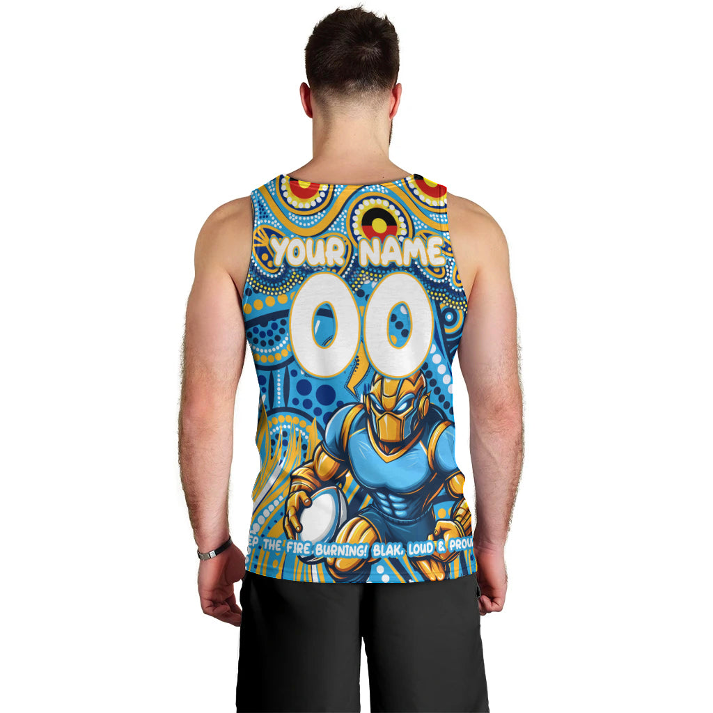 Custom Australia NAIDOC Week 2024 Men Tank Top Titans Mascot Keep The Fire Burning