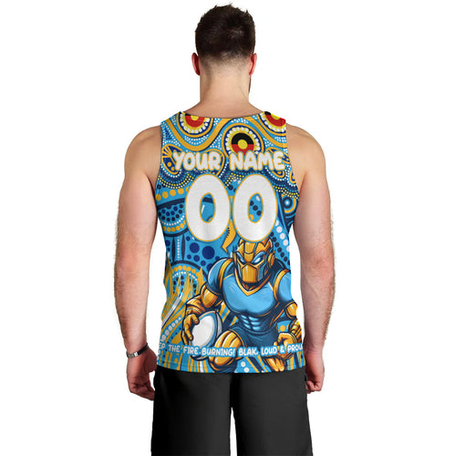 Custom Australia NAIDOC Week 2024 Men Tank Top Titans Mascot Keep The Fire Burning