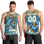 Custom Australia NAIDOC Week 2024 Men Tank Top Titans Mascot Keep The Fire Burning
