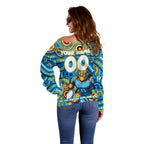 Custom Australia NAIDOC Week 2024 Off Shoulder Sweater Titans Mascot Keep The Fire Burning