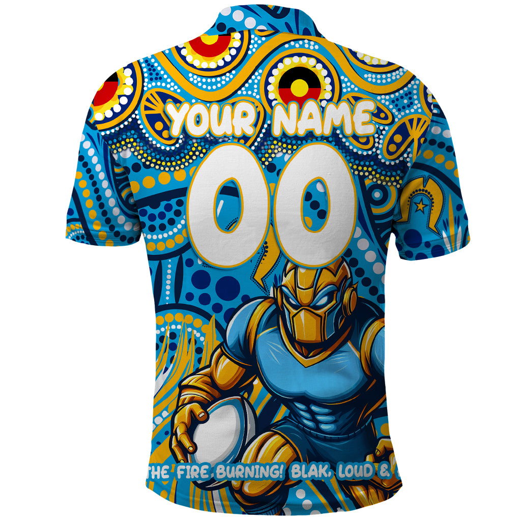 Custom Australia NAIDOC Week 2024 Polo Shirt Titans Mascot Keep The Fire Burning